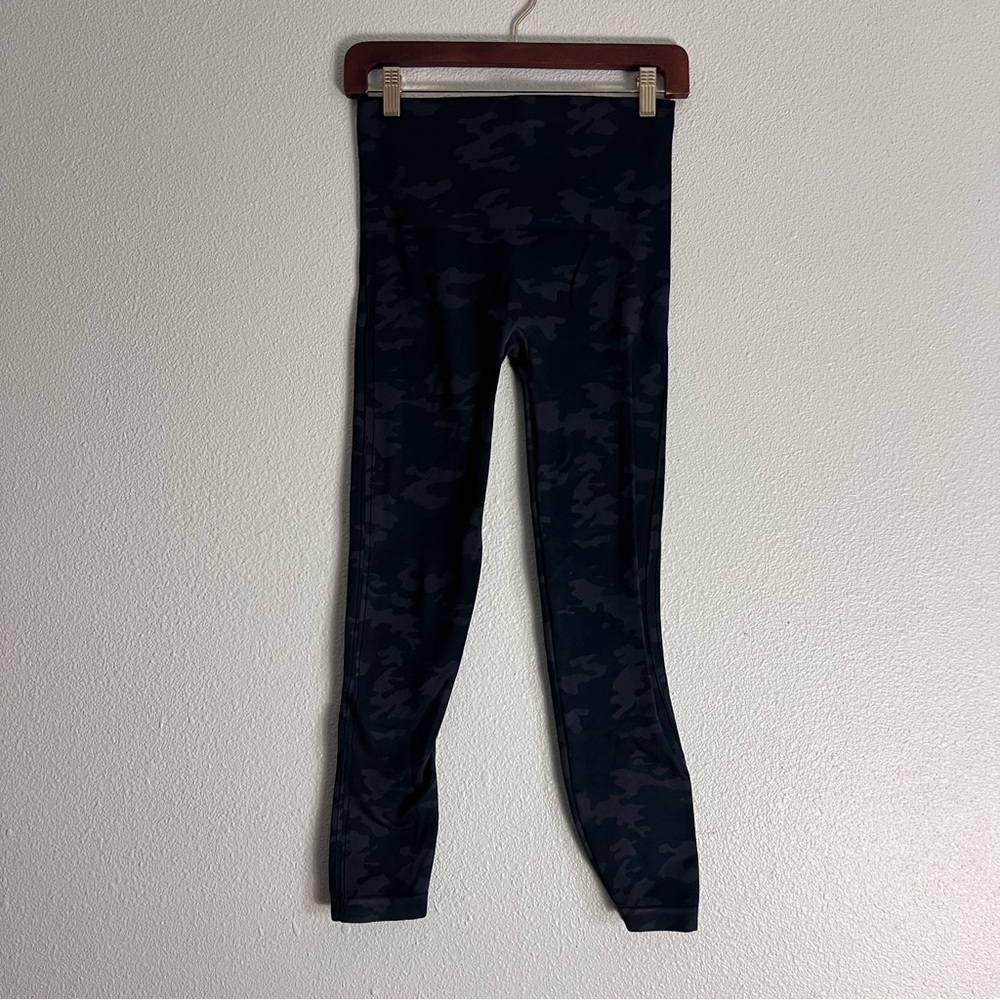 SPANX Black Camouflage Leggings